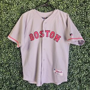 Youth 14/16 Russell Athletic Boston Red Sox #18 Baseball Jersey